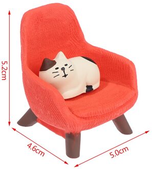 1 Set Simulatie Kleine Bank Kruk Stoel Meubels Model Speelgoed Voor Poppenhuis Decoratie 2