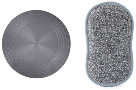 1 Set Snelle Ontdooien Lade Voedsel Vlees Ontdooien Plaat & 1 Pcs Dubbele Borstel