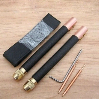 1 Set Spot Welder Copper Handheld Spot Welding Pen Hole Terminal Connector Kit Trigger Weld Machine Accessory