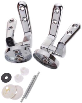 1 Set Standaard Vervanging Onderdelen Toiletbril Scharnieren Wc Bevestiging Bevestigingen