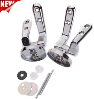 1 Set Standaard Vervanging Onderdelen Toiletbril Scharnieren Wc Bevestiging Bevestigingen