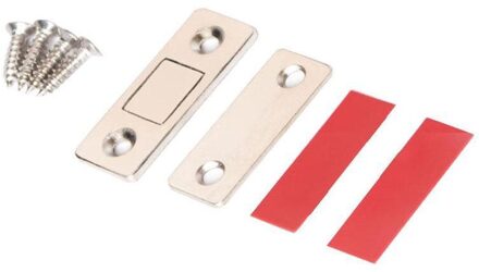 1 Set Sterke Deurdranger Magnetische Deur Catch Klink Voor Meubels Kast Dunne Schroeven Met Kastdeur Ultra Magneet A8V2