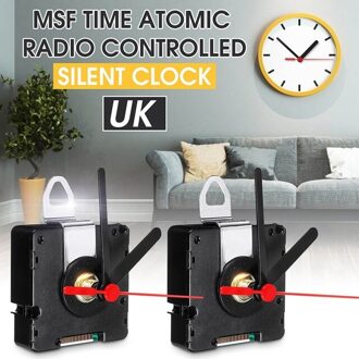 1 Set Stille Grote Wandklok Quartz Klok Movement Mechanism Diy Repair Parts + Handen Horloge Wandklok Beweging Uk azg Tijd 2stk