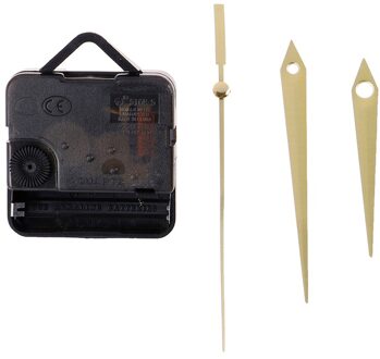 1 Set Stille Wandklok Quartz Naald Beweging Zwarte En Rode Handen Diy Vervanging Deel Repair Kit Tool Set Klok mechanisme