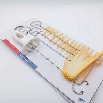 1 Set Tornado Spiraal Aardappel Cutter Handmatige Snijmachine Fry Plantaardige Spiralizer Chips Maker 4 Rvs Sticks Chip Cutter Gereedschap