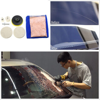1 Set Universele Auto Voorruit Window Scratch Repair Remover Glas Polijsten Kit Auto Polijsten & Slijpen Materialen Gereedschappen
