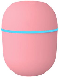1 Set Usb 200Ml Luchtbevochtiger Aroma Diffuser Usb Fogger Mist Maker Led Night Lamp Home Auto Roze