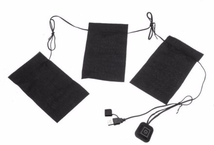 1 Set Usb Elektrische Verwarmde Jas Verwarming Pad Outdoor Themal Warme Winter Verwarming Vest Pads Voor Diy Verwarmde Kleding Outdoot wandelen 3 heating sheet