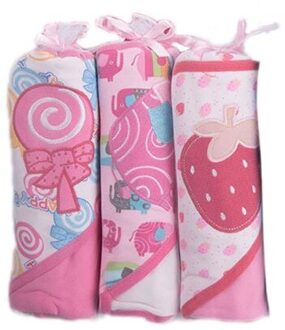 1 set van 3 baby bad handdoeken. Katoen warm dekbed, twee modellen voor mannen en vrouwen