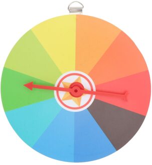 1 Set Van Gelijkspel Spel Wiel Set Onderwijs Activiteiten Rotary Props Fun Spinnewiel kleurrijk