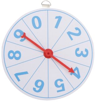 1 Set Van Gelijkspel Spel Wiel Set Onderwijs Activiteiten Rotary Props Fun Spinnewiel wit