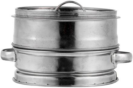 1 Set Voedsel Stoomboot Voedsel Stomen Tool Roestvrij Staal Stoomboot Mand Met Deksel 18CM