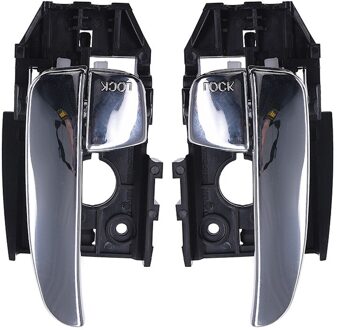 1 Set Voor Hyundai Elantra 2004 2005 2006 2007 Interieur Inner Inside Plating Links Rechts Deurklink 82610-2D000 82610-2D000 zilver 1 reeks
