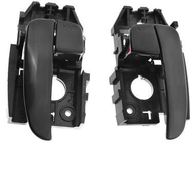 1 Set Voor Hyundai Elantra 2004 2005 2006 2007 Interieur Inner Inside Plating Links Rechts Deurklink 82610-2D000 82610-2D000 zwart 1 reeks