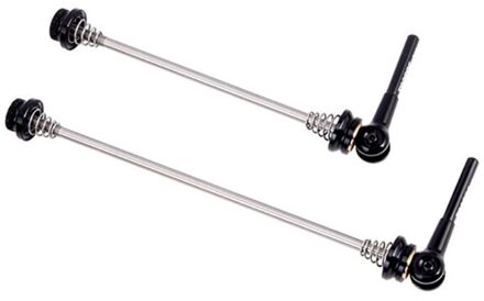 1 Set Weg Mountainbike Lichtgewicht Snelspanner Titanium As Cnc Wielnaaf Fix Hendel Fiets Mtb Onderdelen zwart