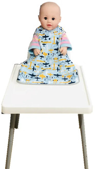 1 set with MAGIC TAPE Baby dining chair Gown BLW cover all in one children's dining Clothes waterproof anti dirty cover