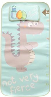 1 Set Zomer Ijs Zijden Kussen Chic Baby Slaapmat Met Kussen groen