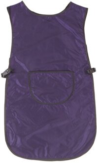 1 st 2 Kleuren Professionele Salon Kappers Kapsel Haar Schort Werken Kleding Lichtgewicht Duurzaam Wrap Gown Kappers Gereedschap paars