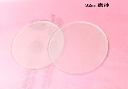 1 st 32mm Lens Diameter Glas Kleur Absorber Groen Blauw Geel Rood Wit Microscopie Filter Biologische Microscoop Verbinding Filter wit Frosted
