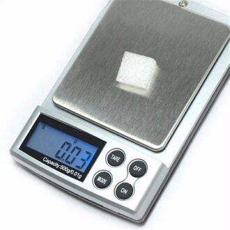 1 st 500g x 0.01g Digitale Precisie Weegschaal Goud Zilver Sieraden Gewicht Balance Weegschalen LCD Display Units Pocket elektronische Weegschalen