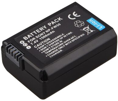 1 st 7.4 v 1500 mAh NP-FW50 NP FW50 NPFW50 Vervanging batterij Voor Sony Alpha 7 a7 7R a7R 7 S a7S a3000 a5000 a6000 NEX-5N 5C A55