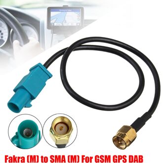 1 st Antenne Adapter Plug Fakra Z (M) naar SMA (M) connector Kabel Voor Auto GSM GPS DAB 21.5 cm