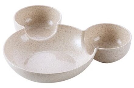 1 st Cartoon Kleine Chips Snacks Servies Gerechten Kinderen Diner Plaat Mooie Schotel melkachtig