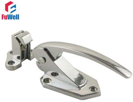 1 st Deurklink Slot Klink met Lente Verstelbare Hoogte 30 ~ 46mm voor Oven Vriezer Cooler Kabinet Zink legering Handvat Klink