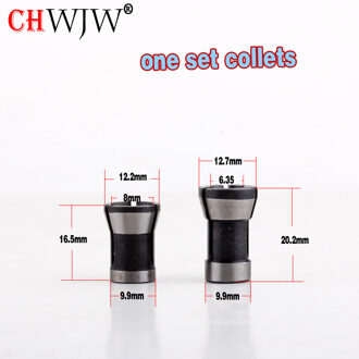 1 st een set spantangen 6.35mm 8mm spantang Graveren Trimmen machine Elektrische Router 2stk