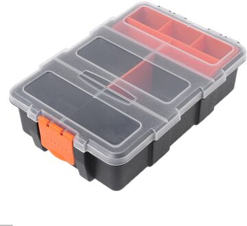 1 St Hardware Doos Transparant Multifunctionele Opslag Tool Case Plastic Organizer