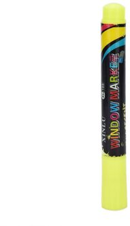 1 ST Highlighter Fluorescerende Vloeistof Krijt Marker Pen voor LED Schrijven fluorescerende Board pen geel