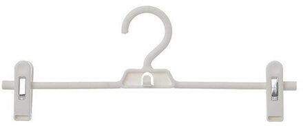 1 st Plastic Antislip Kleerhanger Rok Kid Kleding Stand Kleurrijke Kleerhanger Voor Baby Kind Multifunctionele Tool wit