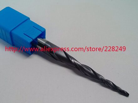 1 st R1 * D8 * 45 * 85L * 2F HRC55 Tungsten vhm Coated Tapered Radiusfrezen Mills CNC frezen