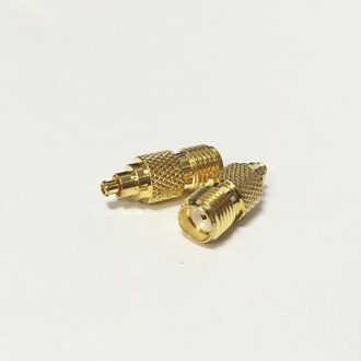 1 st SMA Vrouwelijke Jack NIC hoofd RF Coax Connector convertor Straight Verguld