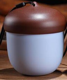 1 ST Thee Mok Leuke Pijnappelklier Cup Voor Kids Draagbare Plastic reizen Mok Met Thee-ei Touw Keuken Water Cup Drinkware PK 008 Blauw