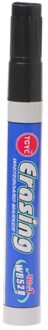 1 st Uitwisbare Zwarte Inkt Marker Pen Whiteboard Snelle Droog Comfort Grip Voor Kantoor School Uitwisbare Zwarte Inkt marker Pen