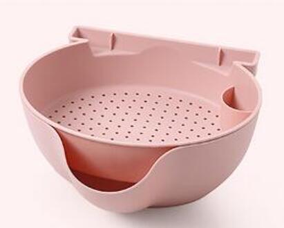 1 st Vruchten Meloen Zaad Snack Geval Voedsel Opbergdoos Creatieve Dubbele Deck Case Woonaccessoires met Mobiele Telefoon Stand OK 0660 roze