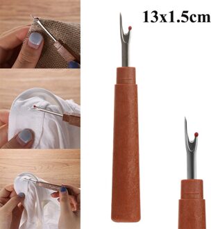 1 Stalen Stitcher Naaien Priem Zakken Gat Haak Diy Handgemaakte Lederen Craft Tool Plastic Handvat Kegel Naald Schoen Reparatie Naald D-2