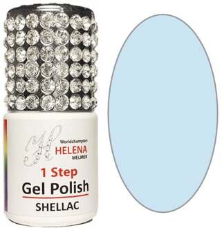 1 STEP GELPOLISH Kleur 47-Lichtblauw met Zomerse Frisse Finish