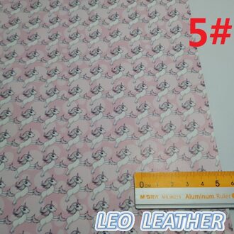 1 STKS 21X29 CM Synthetisch Leer, PU Leer Gedrukt Eenhoorn Lederen Voor DIY Accessoires 9S90A 5