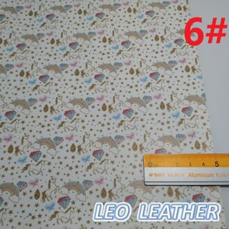 1 STKS 21X29 CM Synthetisch Leer, PU Leer Gedrukt Eenhoorn Lederen Voor DIY Accessoires 9S90A 6