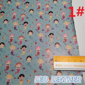 1 STKS 21X29 CM Synthetisch Leer, PU Leer Gedrukt Eenhoorn Lederen Voor DIY Accessoires 9S90A