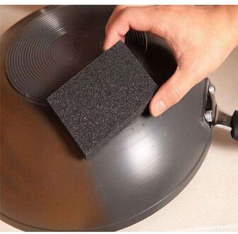 1 stks Black Magic gum spons Keuken Accessoires gereedschap Hoge Dichtheid Nano Emery Magic Spons Verwijderen Roest Wrijven Schoon