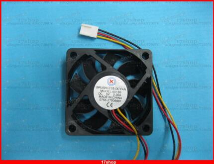 1 stks Borstelloze DC Koelventilator 5 v 6015 s 9 Blades 60x60x15mm 3pin
