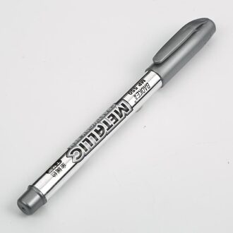 1 stks DIY Metalen Waterdichte Permanente Verf Marker Pennen Sharpie Goud En Zilver 1.5mm Student Levert Marker Knutselen Pen