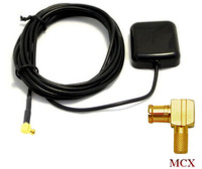 1 stks gps actieve mcx antenne fit voor garmin 72 76 60 60C GPS Black Antenne MCX Plug GPS Actieve Antenne antennes