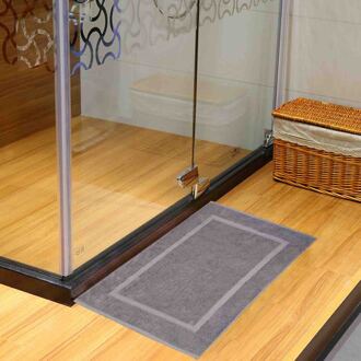 1 Stks/partij Bad Rug Handdoek Egyptische Katoen 50x80 cm/19.6x31.5 ''Badkamer Brand Handdoek Badstof pluche Zachte Absorberende sneldrogende Bruin