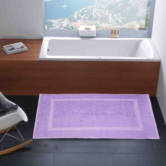 1 Stks/partij Bad Rug Handdoek Egyptische Katoen 50x80 cm/19.6x31.5 ''Badkamer Brand Handdoek Badstof pluche Zachte Absorberende sneldrogende Paars