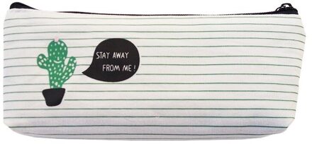 1 Stks/partij Cactus Potlood Gevallen Canvas Mooie Kantoorboekhandel Leuke Potlood Tas Doos Kantoor En School Aanbod een cactus