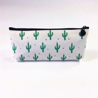 1 Stks/partij Goede Stof Cactus Pennenbakje Pencilcase Potlood Tas Kawaii Potlood Gevallen Many cactus